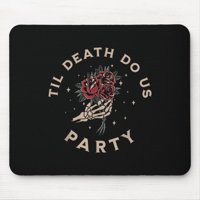 Mousepad Noiva do Casamento até que a Morte nos Separe Noiv (Frente)