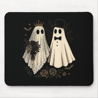 Mousepad Noiva e Noivo Fantasmas Assustadores Casamento de 