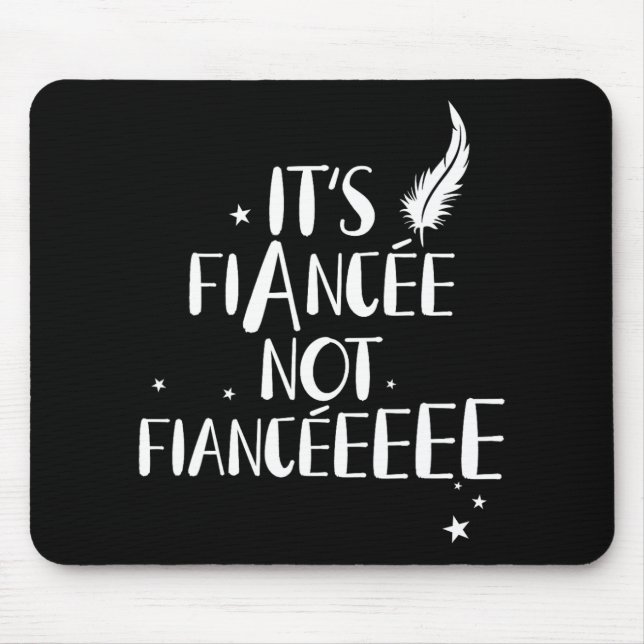 Mousepad Noiva Engraçada Noivado Noiva Proposta Mágico C (Frente)