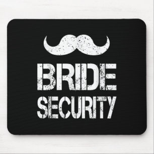Mousepad Noiva Engraçada Segurança Crianças Festa de Casame