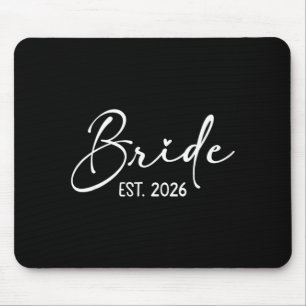 Mousepad Noiva est 2026 combinando noiva noivo se preparand