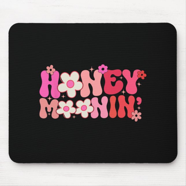 Mousepad Noiva Groovy Honeymoonin Chá de Noiva Para Lua de  (Frente)