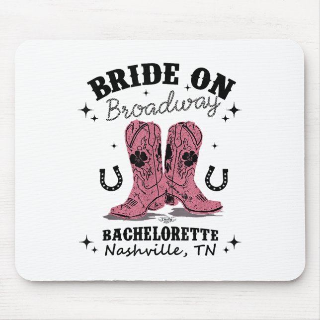 Mousepad Noiva Na Broadway, O Último Nashville Bachelore (Frente)