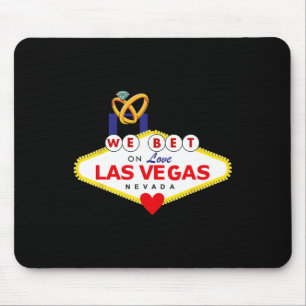 Mousepad Noiva Noivo Casamento Em Las Vegas Jantar de Ensai