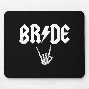 Mousepad Noiva Rock N Roll Gótico Halloween Despedida de So