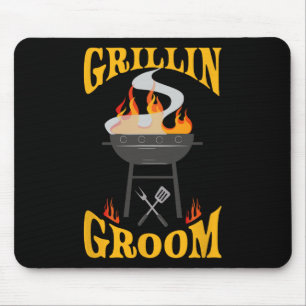 Mousepad Noivo Churrasco Grelhar Defumador E Churrasco Chef