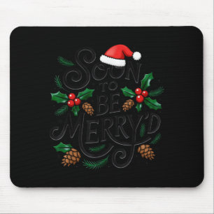Mousepad Noivo de Natal Prestes a se Casar com Papai Noel