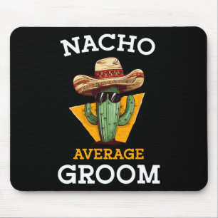 Mousepad Noivo Médio Nacho Diversão de Casamento Futuro Mar