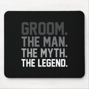 Mousepad Noivo O Homem O Mito A Lenda Casamento Engraçado