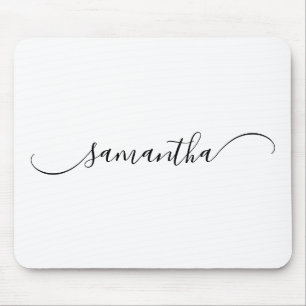 Mousepad Nome com Assinatura Curva Elegante