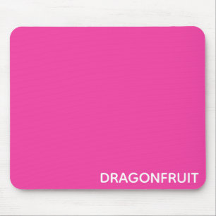 Mousepad Nome cor-de-rosa dos frutos de baga