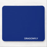 Mousepad Nome da cor azul do Dragonfly<br><div class="desc">Nome da cor azul do Dragonfly</div>