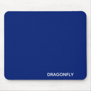 Mousepad Nome da cor azul do Dragonfly