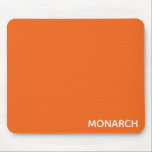 Mousepad Nome da cor laranja da borboleta monarca<br><div class="desc">Nome da cor laranja da borboleta monarca</div>