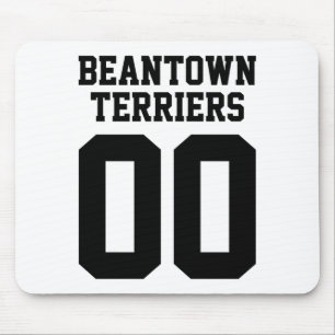 Mousepad Nome da Equipe e Número da Camisa Frente Verso T S