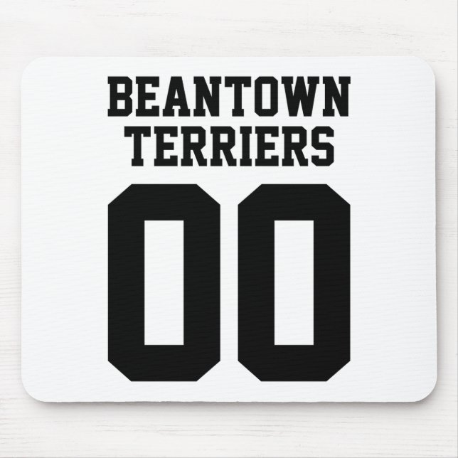 Mousepad Nome da Equipe e Número da Camisa Frente Verso T S (Frente)