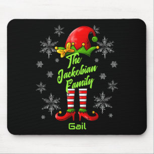 Mousepad Nome da Família Ano Reunião Correspondência Natal 
