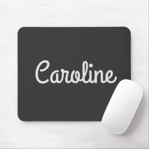 Mousepad Nome da Tipografia de Script Mínimo Cujo Texto é