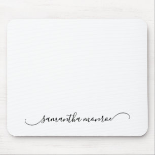 Mousepad Nome Dado Assinatura Curva Clássica