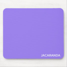 Mousepad Nome de cor púrpura Jacaranda