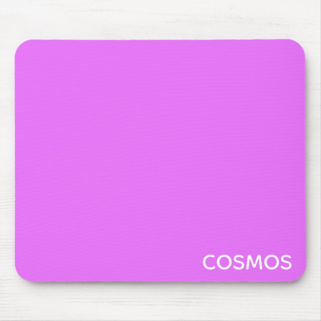 Mousepad Nome de cor roxa do Cosmos (Frente)