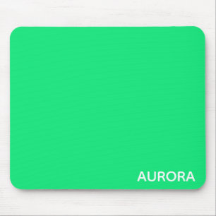 Mousepad Nome de cor verde Aurora