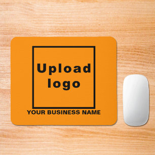 Mousepad Nome de empresa e logotipo no teclado do mouse cor