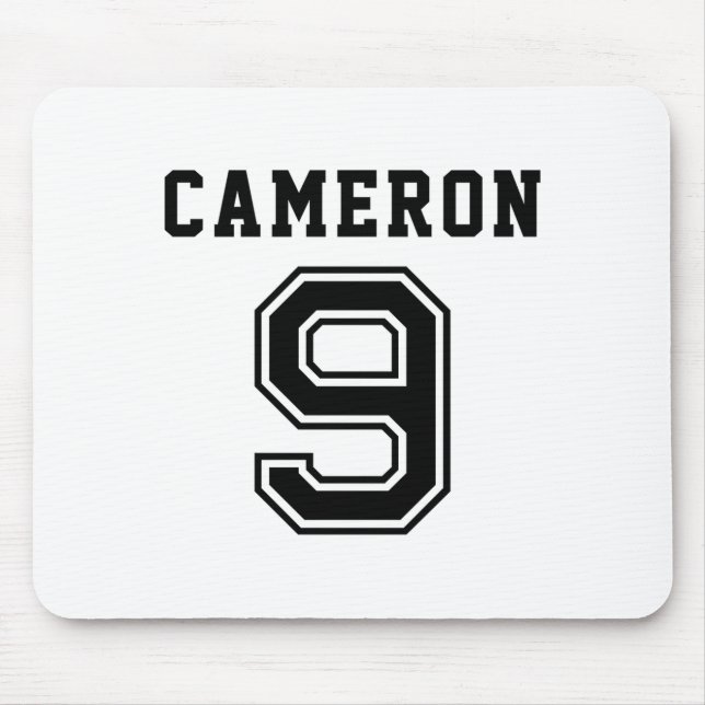 Mousepad Nome de Futebol Personalizado Equipe de Futebol da (Frente)