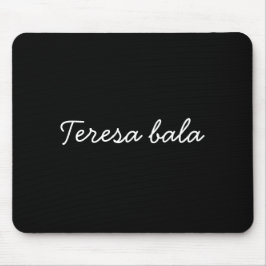 Mousepad Nome de Letra Moderna com Monograma Tendência
