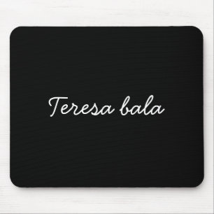 Mousepad Nome de Letra Moderna com Monograma Tendência