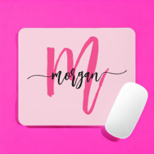 Nome de Monograma de Rapariga de Script Moderno Ro