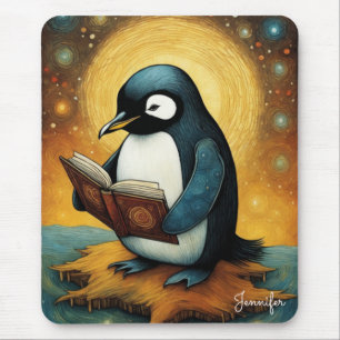 Mousepad Nome do Livro de Leitura do Pinguim Cugado