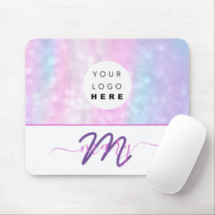Mousepad Nome do logotipo personalizado Monógrafo Hológra