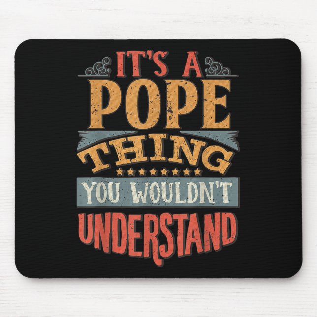 Mousepad Nome do Papa _2 (Frente)