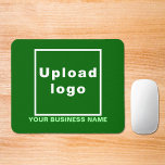 Mousepad Nome e logotipo da empresa no teclado do mouse ver<br><div class="desc">Mouse pad que você pode personalizar para colocar seu nome de empresa e logotipo. Pad personalizável do mouse que você pode usar para criar reconhecimento de nome de marca. Para os proprietários comerciais de computadores e outras empresas relacionadas a eletrônicos, você também pode incluir isso em seus produtos de promocional,...</div>