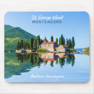 Mousepad Nome e texto personalizados Montenegro