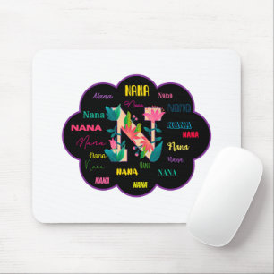 Mousepad Nome Floral Nana