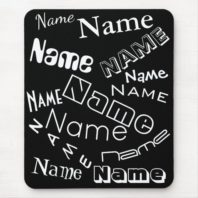Mousepad Nome Personalizado (Frente)