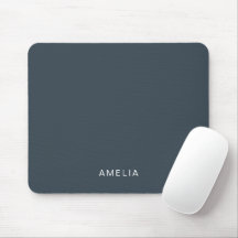 Nome Personalizado Azul Carvão