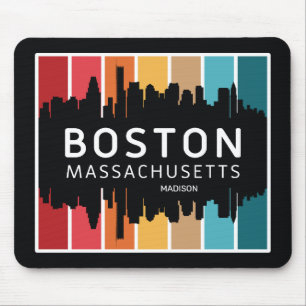 Mousepad Nome Personalizado Boston Massachusetts