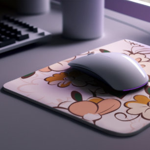 Mousepad Nome Personalizado Botânica Caprichosa
