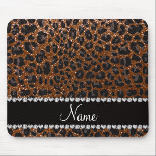 Mousepad Nome personalizado: chocolate marrom-brilhante imp