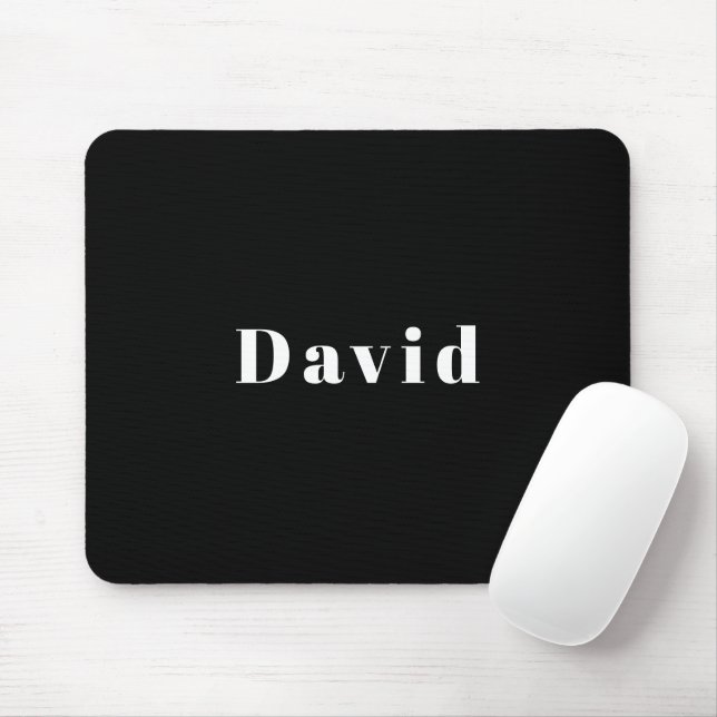 Mousepad Nome Personalizado com Estilo ou outro Texto | Pre (Com mouse)