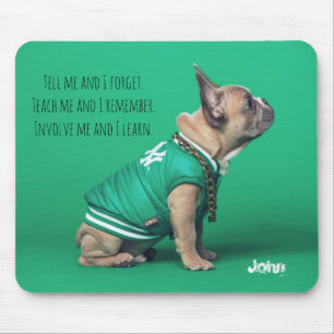 Mousepad Nome Personalizado da Melhor Cotação do Bulldog Fr