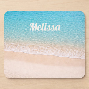 Mousepad Nome Personalizado da Orla Oceânica