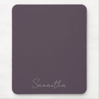 Nome Personalizado Elegante Taupe Roxo