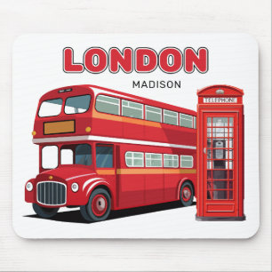 Mousepad Nome Personalizado Londres Inglaterra