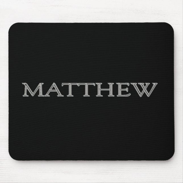 Mousepad Nome Personalizado Matthew (Frente)