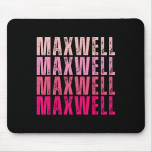 Mousepad Nome Personalizado Maxwell I Love Maxwell Vintage