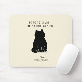 Mousepad Nome Personalizado Não Perturbe Modo de Pensamento